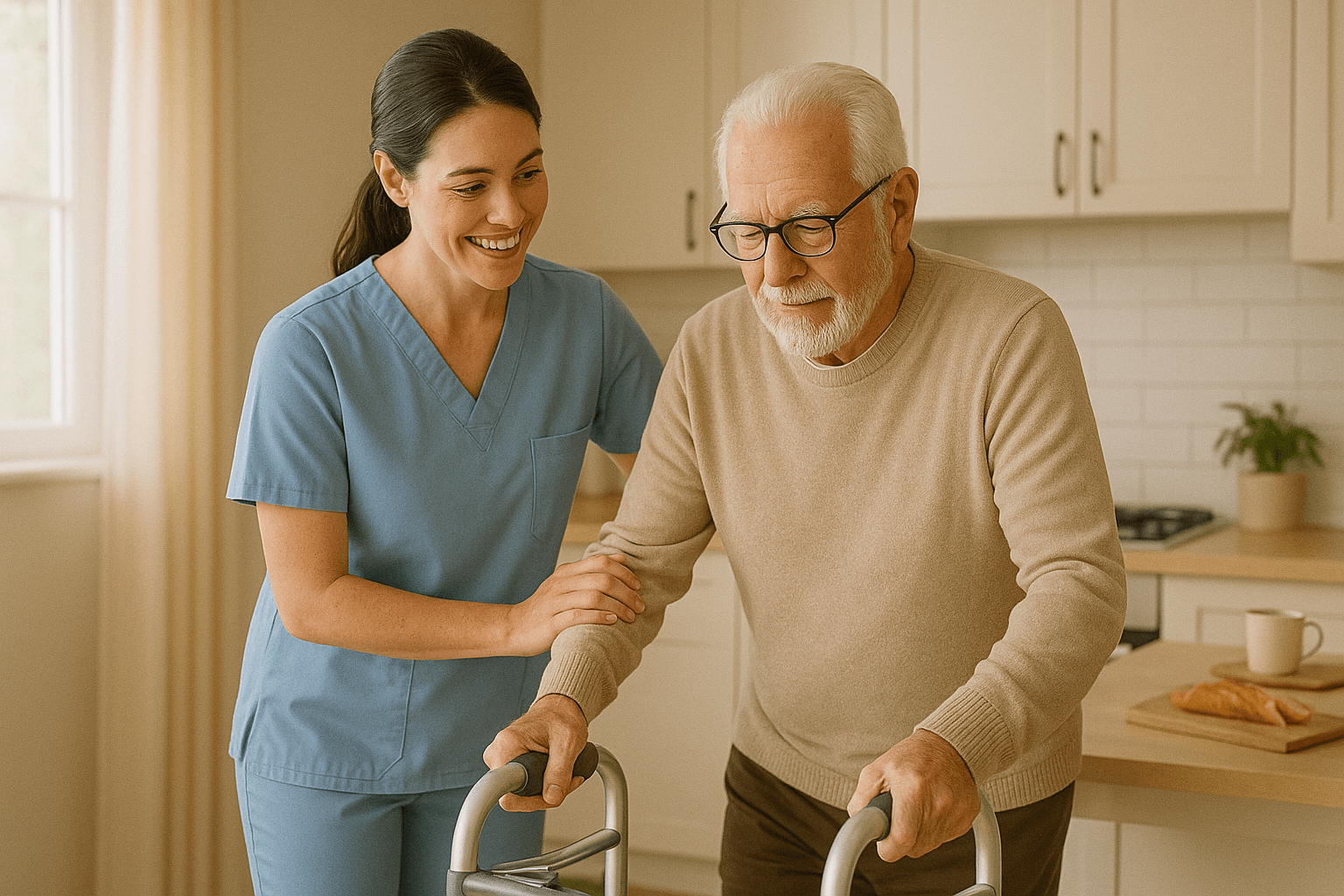 Guardian caregivers supporting clients at home